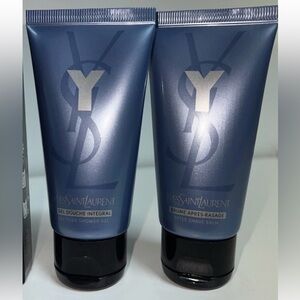 Yves Saint Laurent Shower Gel Blue 1.6 fl oz and after shave balm 1.6 fl NEW